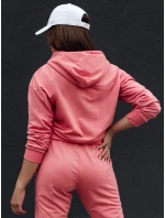 TRENDHOOD dámská korálová mikina s kapucí FashionStreet BY1309