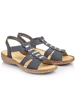Pohodlné dámské nazouvací sandály Rieker 62850-14 Pohodlné dámské nazouvací sandály Rieker 62850-14