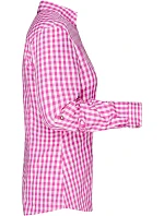 Daiber JN 637 Popelínová kostkovaná halenka tradiční styl 02.0637 purple/white Daiber JN 637 Popelínová kostkovaná halenka tradiční styl 02.0637 purple/white