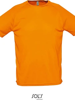 SOL'S Sporty Pánské raglánové sportovní tričko 25.1939 neon orange