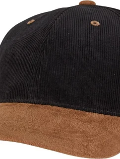 Flexfit 9279 6 panelová kšiltovka "Corduroy Suede" 55.9279 black/caramel