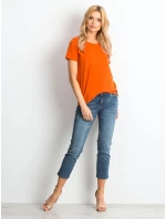 Tričko RV TS 4838.51P tmavě oranžová
