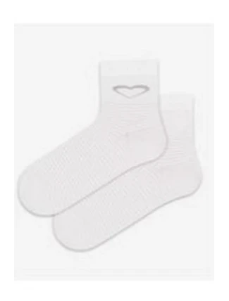 TENKÉ PONOŽKY BARVA 2-6 LET DÍVKY BÍLÉ 24-26