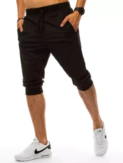 Pánské černé teplákové šortky FashionStreet SX1534