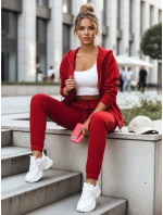 Dámská tepláková souprava AMILIA PREMIUM červená FashionStreet AY0742
