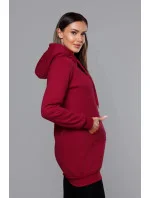 Dámská klokaní mikina ve vínové bordó barvě (YS10003-21) Dámská klokaní mikina ve vínové bordó barvě (YS10003-21)