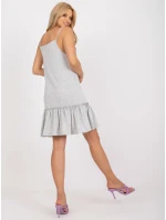 Šaty BR SK 9048 světle šedé Šaty BR SK 9048 světle šedé