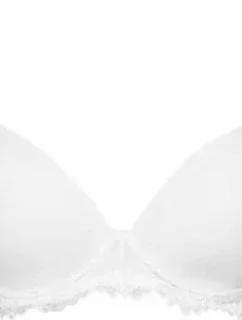 Balkonová podprsenka Mousse Pizzo bílá - Lormar