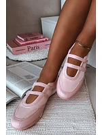 Sportovní dámské baleríny růžové - Farvessa