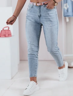 Dámské úzké džínové kalhoty s páskem BLUEFLAIR FashionStreet UY2347