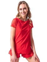 Dámské pyžamo Nicola red - ELDAR