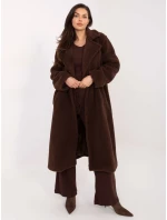 Kabát IT EN 97150.26 tmavě hnědý