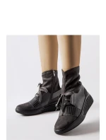 Boty na klínovém podpatku  model 206515 Solea