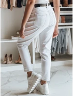 Dámské džínové kalhoty LIKEMELOO mom fit white FashionStreet UY2432