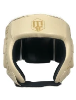 Boxerská přilba MASTERS KTOP-PU-MATT béžová