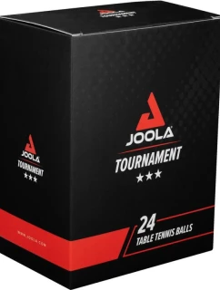 JOOLA TOURNAMENT 3 STAR MÍČKY NA STOLNÍ TENIS 24KS BÍLÉ