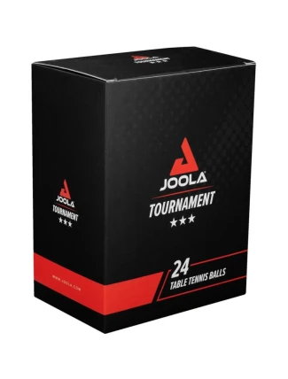 JOOLA TOURNAMENT 3 STAR MÍČKY NA STOLNÍ TENIS 24KS BÍLÉ