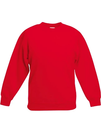 Fruit of the Loom Classic Kids Set-In Sweat Dětská mikina 16.2041 red Fruit of the Loom Classic Kids Set-In Sweat Dětská mikina 16.2041 red