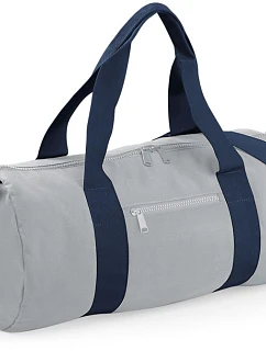 BagBase BG 140 Kulatá sportovní taška 52.0140 light grey/french navy