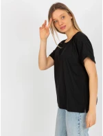 Dámská halenka LK BZ 509252.25x černá - FPrice Dámská halenka LK BZ 509252.25x černá - FPrice