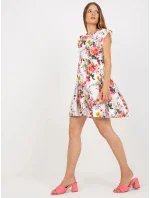 Dámské šaty RV SK 8020 bílé a červené Dámské šaty RV SK 8020 bílé a červené