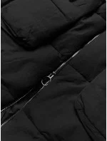 Černá dámská zimní oversize bunda (736art) Černá dámská zimní oversize bunda (736art)