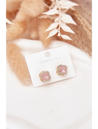 Náušnice s čirurami zlatooranžové