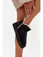 Dámské sněhule Wrangler na platformě – černé Dámské sněhule Wrangler na platformě – černé