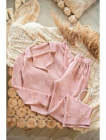 Belle Reverie MK 42 Blush Hour pyžamo délka/r S-L rozepínací Belle Reverie MK 42 Blush Hour pyžamo délka/r S-L rozepínací