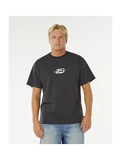 Pánské tričko RIP CURL Medina Inner Vision Spray Tee, černé
