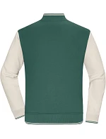 Daiber 8044 College bunda z bio bavlny 02.8044 smoky green/sandstone Daiber 8044 College bunda z bio bavlny 02.8044 smoky green/sandstone