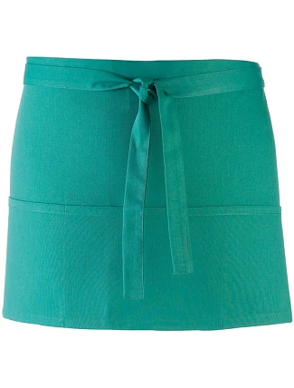 Premier PR 155 Krátká zástěra do pasu s kapsou "Colours" 39.0155 emerald