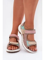 Dámské Sportovní Kožené Sandály McKeylor 95347 Béžové