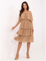 TW SK BI 2120.69 velbloudí šaty TW SK BI 2120.69 velbloudí šaty