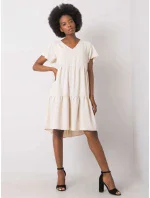 Šaty WN SK 842.01P světle béžová Šaty WN SK 842.01P světle béžová