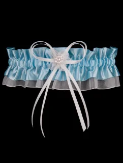 Podvazek PW-31 bílomodrá - Julimex