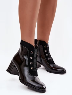 Boty na podpatku model 219244 Step in style