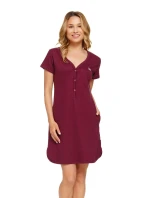 Dámská těhotenská košile 4115 wine - Doctornap Dámská těhotenská košile 4115 wine - Doctornap