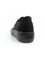 Lee Cooper dámské sportovní boty tenisky textilní platforma černé dámské