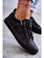 Dámské tenisky Kožené Big Star KK274006 Černá Dámské tenisky Kožené Big Star KK274006 Černá