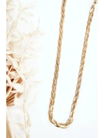 Elegantní zlatý hadí řetízek