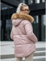 Dámská prošívaná zimní bunda SPARKLE pink FashionStreet TY5526