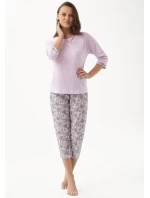 Dámské pyžamo Luna 343 3/4 3XL Dámské pyžamo Luna 343 3/4 3XL