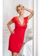 Noční košile Roxana red - Donna