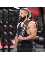 KULTURISTICKÝ OPASEK NA CVIČENÍ Z KŮŽE 4" ZLATÝ - RDX S