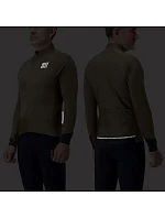 Rockbros YDWT014 zimní dvouvrstvá fleecová cyklistická bunda velikost XXL - zelená