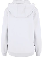 Build your Brand BY 289 Dámská oversize mikina s kapucí "Fluffy" 56.0289 white