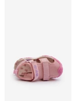 Dětské sandály na suchý zip Big Star NN374238 Růžové Dětské sandály na suchý zip Big Star NN374238 Růžové