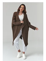 Svetr na zapínání  model 226882 Makadamia