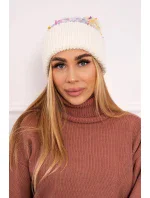 Bublinková čepice K219 ecru Bublinková čepice K219 ecru